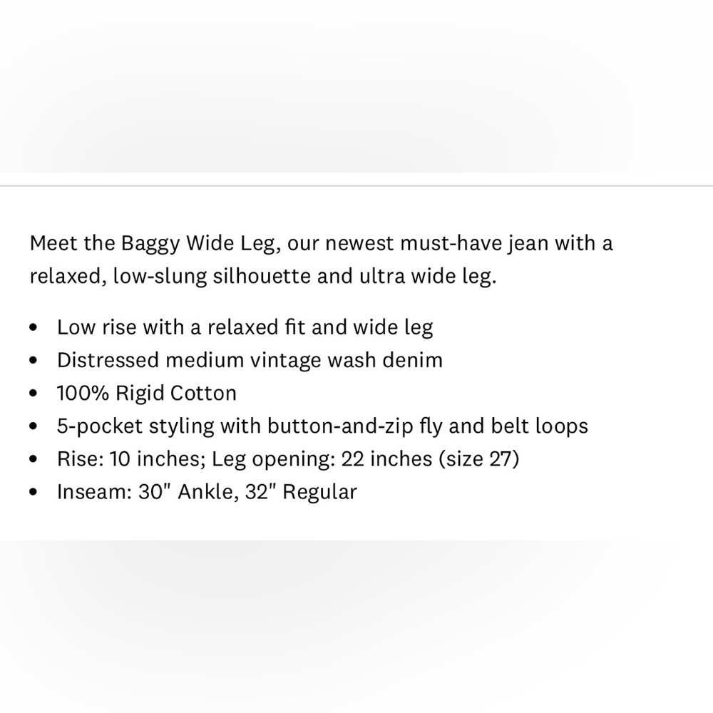 Baggy Wide Leg- Lucky - Picture 7 of 7